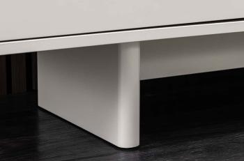 TV meubel wit gelakt keramiek marmerlook 150 cm