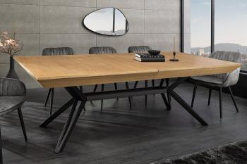 Uitschuifbare Eetkamertafel Eiken 200-320 cm