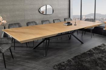 Uitschuifbare Eetkamertafel Eiken 200-320 cm