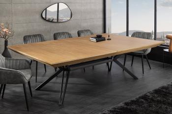 Uitschuifbare Eetkamertafel Eiken 200-320 cm