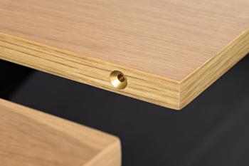Uitschuifbare Eetkamertafel Eiken 200-320 cm