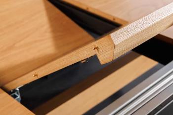 Uitschuifbare eettafel eiken 180-300 cm