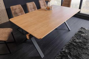 Uitschuifbare eettafel eiken 180-300 cm