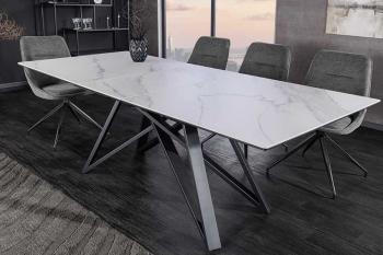 Uitschuifbare tafel concord wit keramiek 160-200 cm