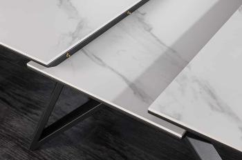 Uitschuifbare tafel concord wit keramiek 160-200 cm