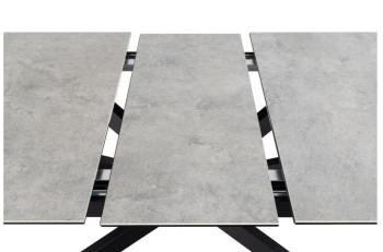Uitschuifbare eettafel keramiek grijs 200-240 cm