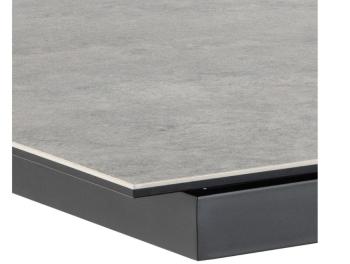 Uitschuifbare eettafel keramiek grijs 200-240 cm