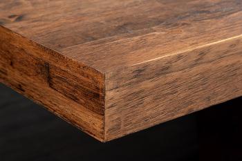 Uitschuifbare Eettafel donkerbruin 160-200 cm