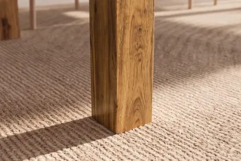 uitschuifbare eettafel sheesham hout 160-240 cm