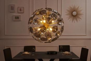 design hanglamp goud glas 66 cm