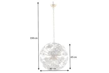 design hanglamp goud glas 66 cm