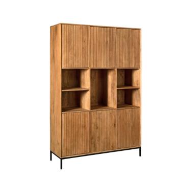 Vakkenkast madison walnoot 135 cm