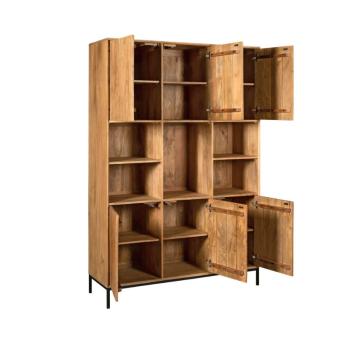 Vakkenkast madison walnoot 135 cm