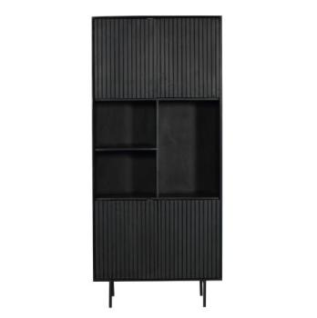 vakkenkast Stripe mangohout 90 cm