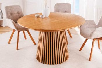 uitschuifbare ronde tafel eiken 120-200 cm