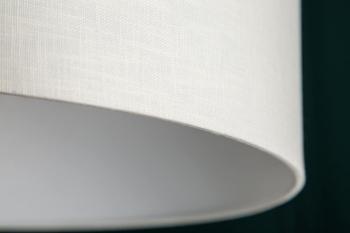 verstelbare vloerlamp met witte lampenkap 170-200 cm