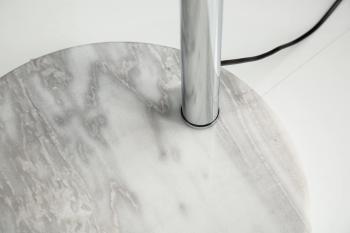 verstelbare vloerlamp met witte lampenkap 170-200 cm