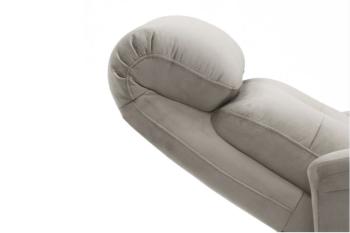verstelbare relax fauteuil taupe beige