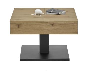vierkante salontafel eiken 70 cm