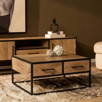 Salontafel mangohout 80 cm