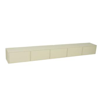 groot zwevend tv-meubel 280 cm zand mangohout