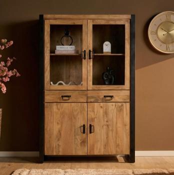 mango vitrinekast 180