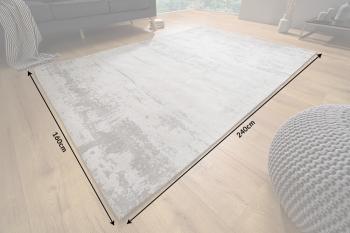 Vloerkleed beige grijs 240x160 cm