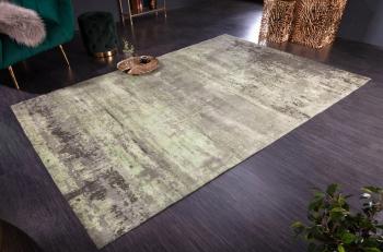 Vloerkleed groen beige washed 240x160 cm