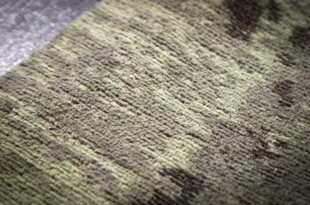 Vloerkleed groen beige washed 240x160 cm