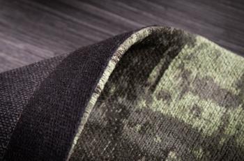 Vloerkleed groen beige washed 240x160 cm