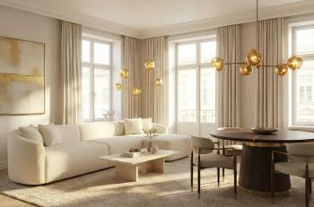 Vloerlamp liquid goud