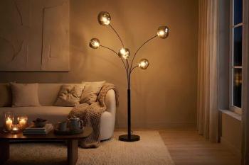 Vloerlamp liquid grijs