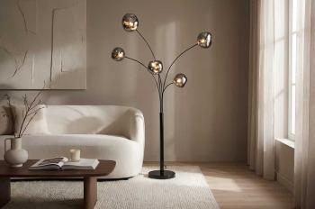 Vloerlamp liquid grijs