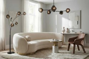 Vloerlamp liquid grijs