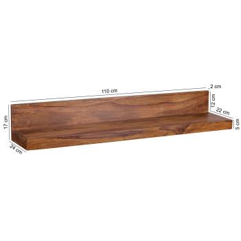 wand schap sheesham hout 110cm