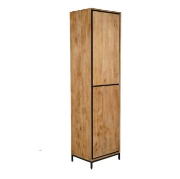 Hoge Wandkast mangohout 60x220 cm