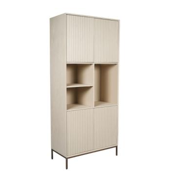 Vakkenkast zandbeige 90 cm