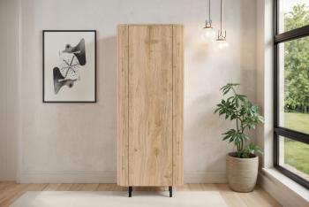 Hoge wandkast eiken cadiz 196 cm