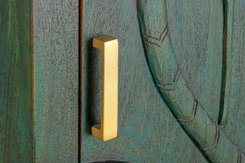 Highboard groen mangohout Pauw 166 cm