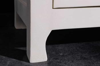 Highboard Wandkast wit mangohout 140 cm