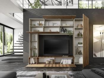 wandmeubel combinatie cashmere mercure eiken