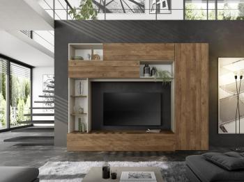 wandmeubel combinatie cashmere mercure eiken