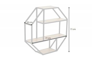 hangend wandrek eiken kleur 77 cm