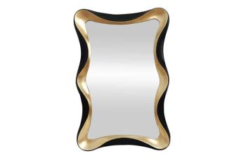 Wandspiegel goud zwart 120cm