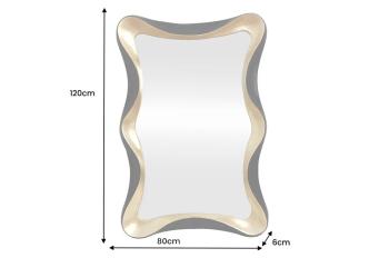 Wandspiegel goud zwart 120cm