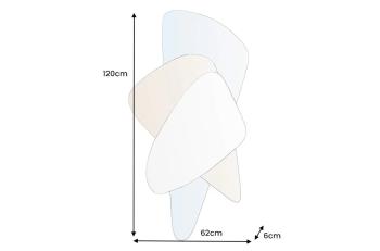 Wandspiegel set div kleuren 120x62 cm