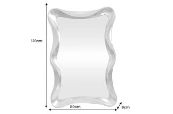 Wandspiegel Extravagant zilver 120 cm