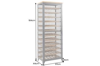 Wandkast voor wijnflessen 185 cm