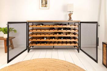 Wijnkast Opbergmeubel voor wijnflessen 127 cm