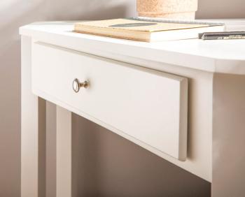 wit hoekbureau MDF wit 76 cm